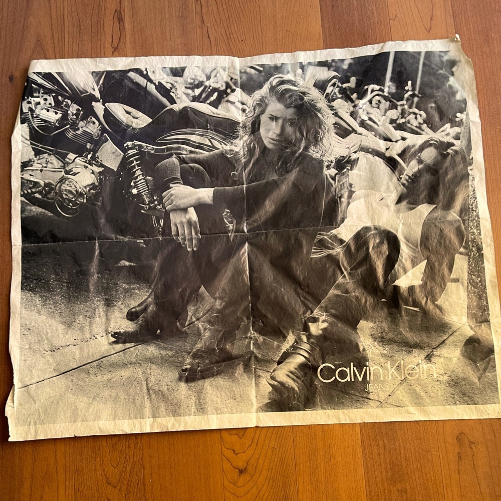 Vintage Calvin Klein and DKNY advertisement 1991